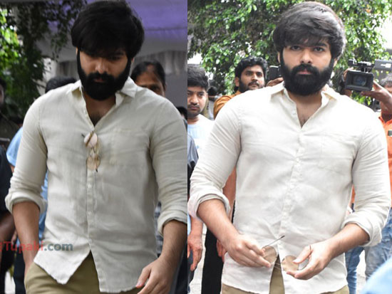 Ram Pothineni At Krishnam Raju House